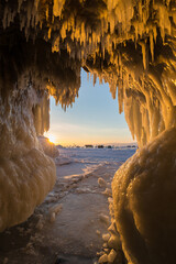 Ice cave on Lake Baikal