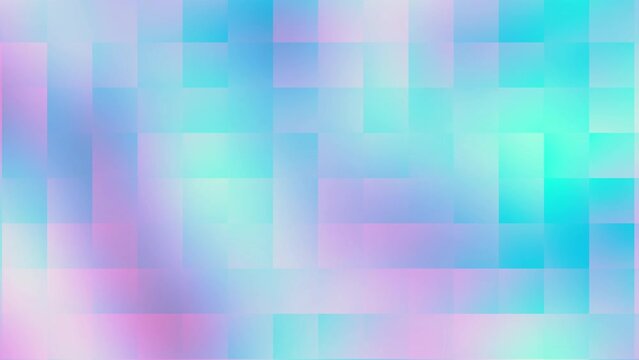 Transform geometric background. Flashing tabstract pixels background. Random small squares. 4k Looping footage.