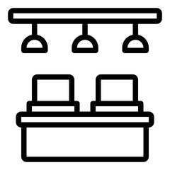 Co Working Space outline icon