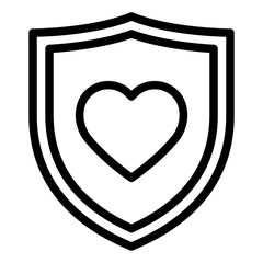 Health Protection outline icon