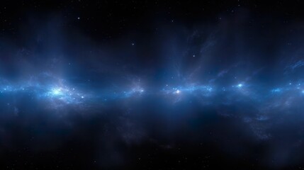 360 degree equirectangular projection space backgrou