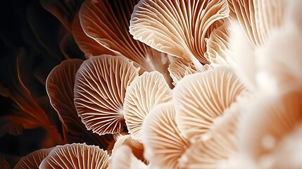 abstract background macro image of mushroom Sajor-ca