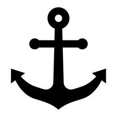 Anchor solid glyph icon