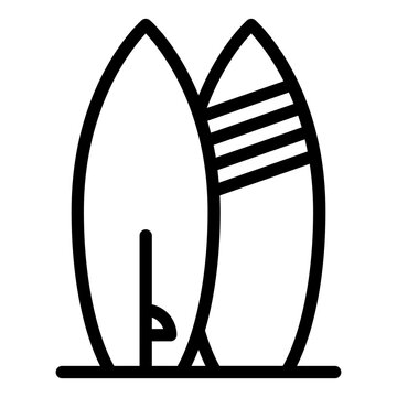 recommend clip art: Surfboard surfing outline icon