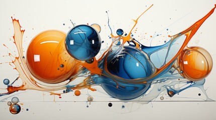 抽象的なイラスト,Generative AI AI画像