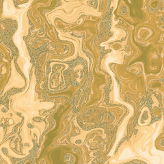 Verdigris Poured Glitter 