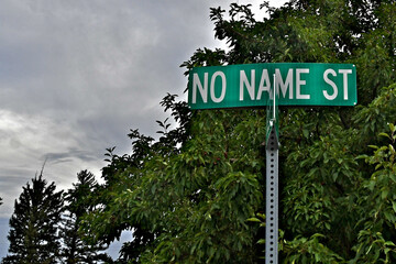 “No Name Street” a real street in Evanston, Wyoming 
