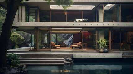 Luxury Brutalist Home in Mexico City