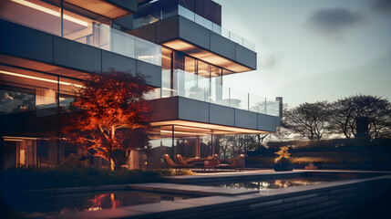 Luxury Brutalist Home in London"