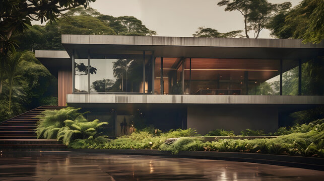 Luxury Brutalist Home in São Paulo