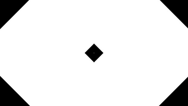 Shape flat seamless black-white looped background