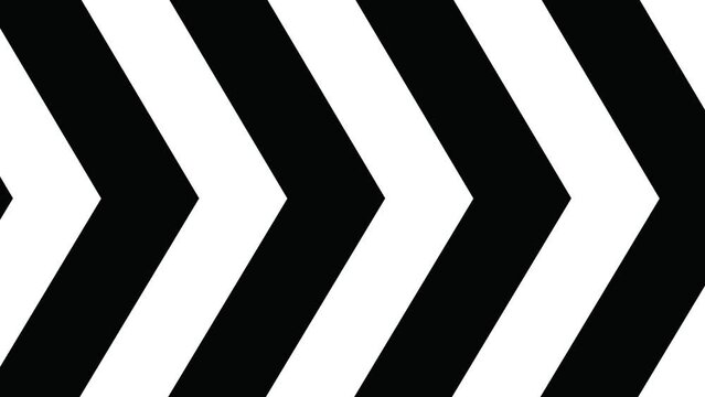 Shape flat seamless black white looped background. High quality 4k footage