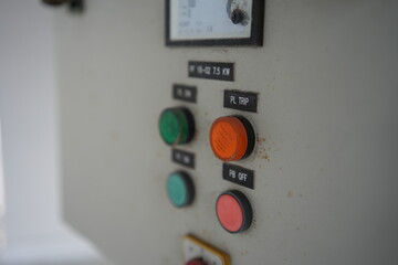 control panel of a switch