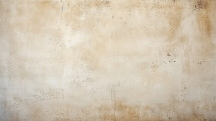Naklejka premium Texture of beige rubbed concrete or cement wall, background | Generative AI