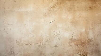 Texture of beige rubbed concrete or cement wall, background | Generative AI