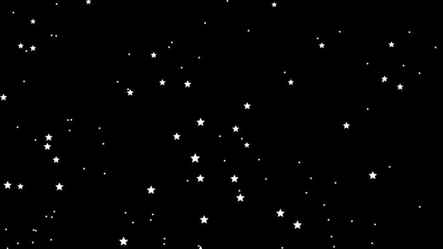 Shape flat seamless black white looped background. High quality 4k footage