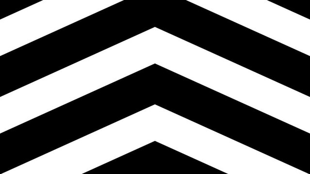 Shape flat seamless black white looped background. High quality 4k footage