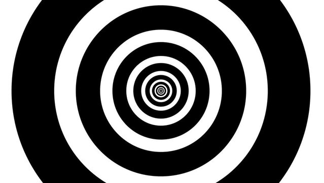 Shape flat seamless black-white looped background