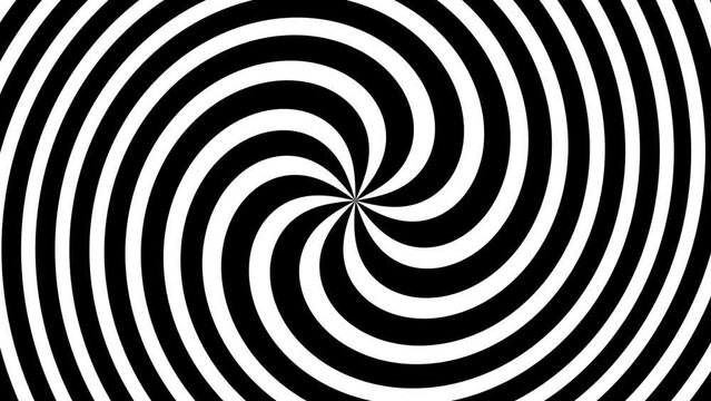 Shape flat seamless black white looped background. High quality 4k footage