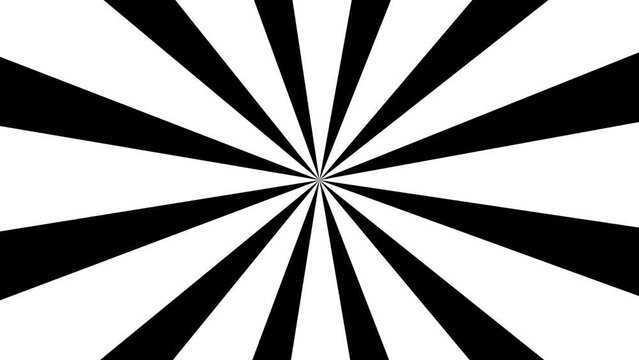 Shape flat seamless black white looped background. High quality 4k footage