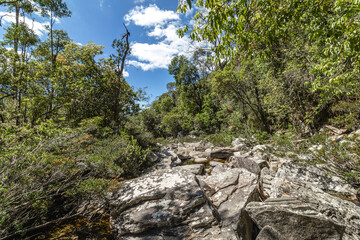 paisagem natural no distrito do Tabuleiro, cidade de Conceição do Mato Dentro, Estado de Minas Gerais, Brasil