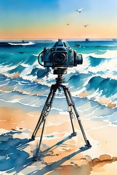 art on the shore