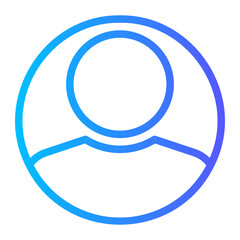 account gradient icon
