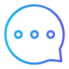chat gradient icon