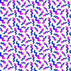 Seamless pattern with gradient curve lines.
