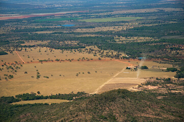 Obraz premium DUST Devil Hang Gliding
