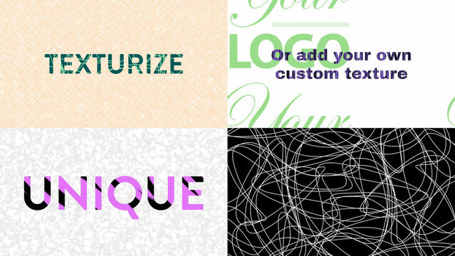 Text Textures Template