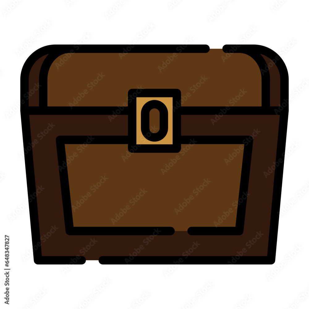 Sticker treasure icon