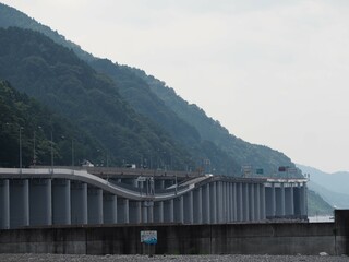 北陸自動車道　親不知付近