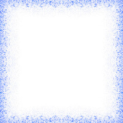 Fototapeta premium Luxury Teal Blue Sparkle Glitter Frame Border