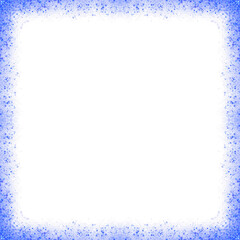 Luxury Teal Blue Sparkle Glitter Frame Border