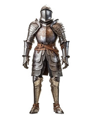 medieval knight in armour - obrazy, fototapety, plakaty