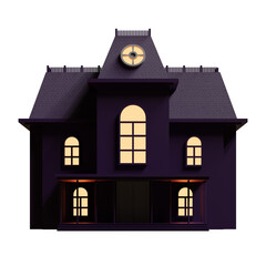 08 Spooky House 3D Render Element