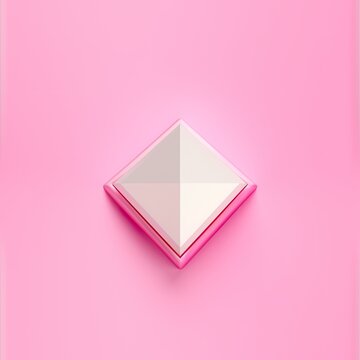 Discover the everlasting appeal of geometry in this seamless artwork, complemented by serene pink shades set against a pure white background, designed to cater to modern preferences.