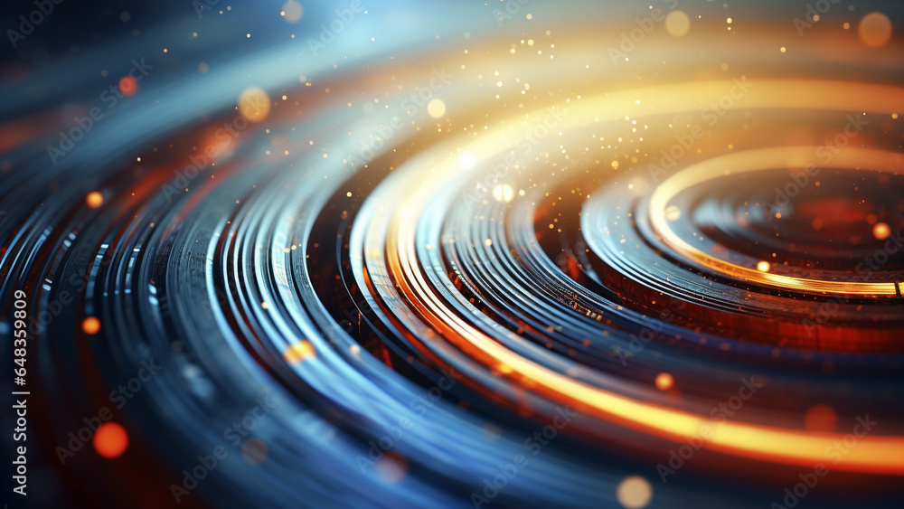Canvas Prints futuristic technological abstract background, generative ai