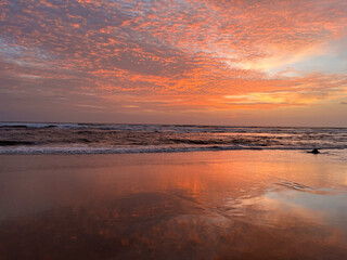 Obraz premium sunset over the sea