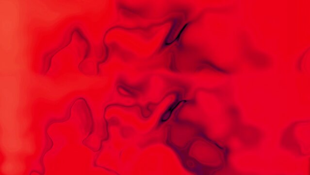 Red gradient abstract background liquid effect, Trendy colorful abstract wavy animation,abstract water red color motion pattern liquid ,wavy silk fluid shiny motion texture smoke background.