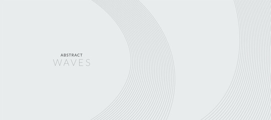 Abstract wave element for design. Digital frequency track equalizer. Stylized line art background. Vector illustration. Wave with lines created using blend tool. Curved wavy line, smooth stripe.