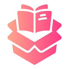 book Gradient icon
