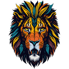 Fototapeta premium Lion's Roar: The King's Glance