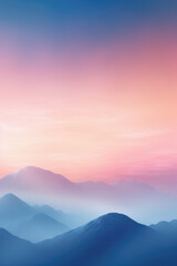Obraz premium Simply Beautiful Mountains Landscape Abstract Background