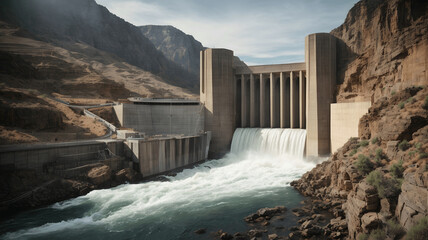 dam in the mountains