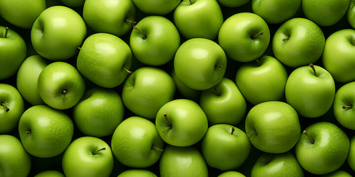 Fresh green apple background stock photo,"Crisp Green Apples Texture"