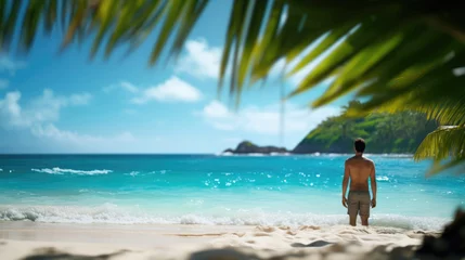 Poster Tropical island vacationer © Phubordin R.