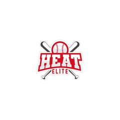 heat elite logo design, design vector, sport logo