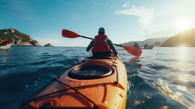 Kayaking adventure duo - Powered by Adobe